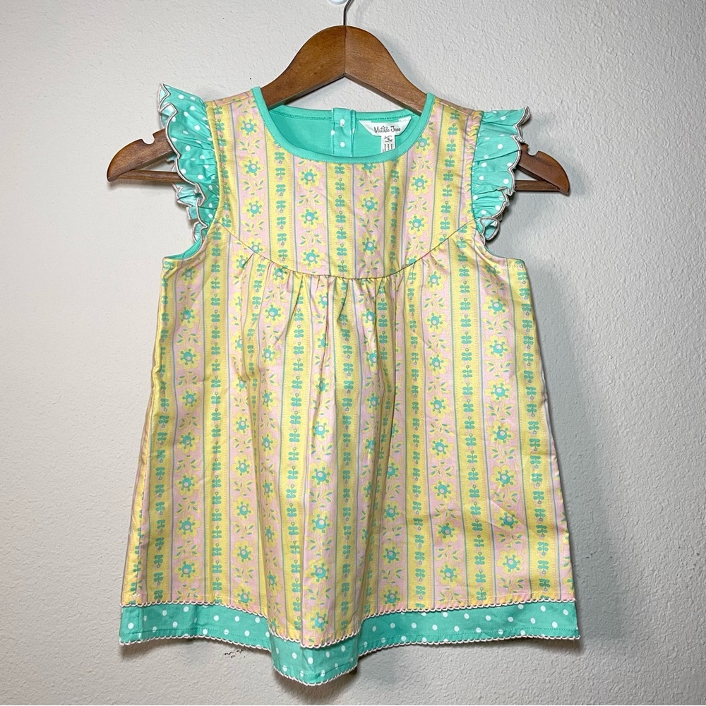 NWT Matilda Jane Enchanted Garden Mix-and-Mingle Printed Top Size 8
